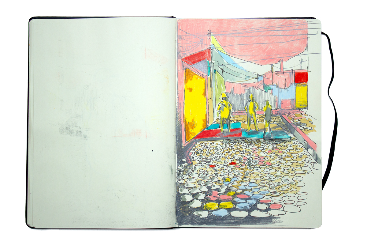 Dessin de la Pedra Talhada